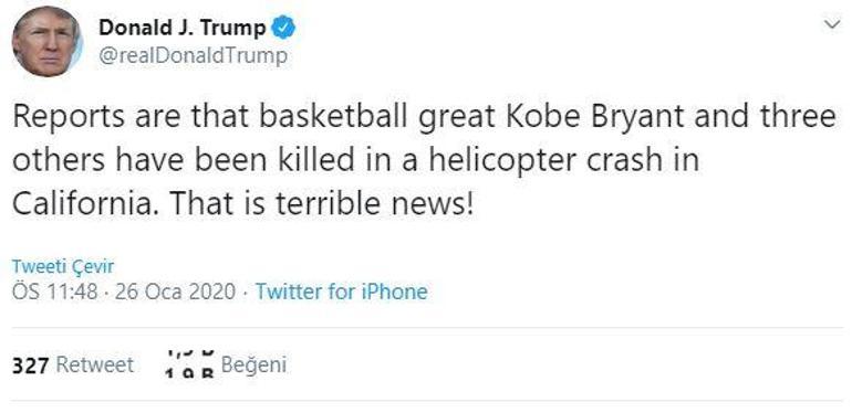 Son dakika | Kobenin ölümü sonrası Donald Trumptan ilk açıklama
