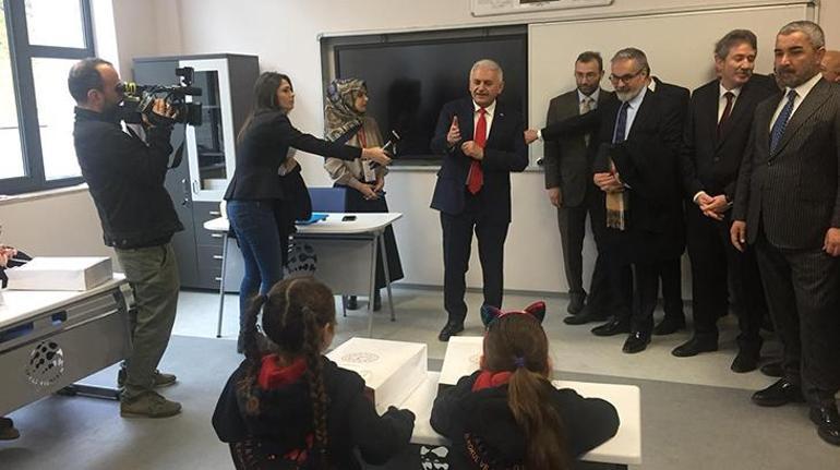 Binali Yıldırım İlkokulu ve Anaokulu törenle açıldı