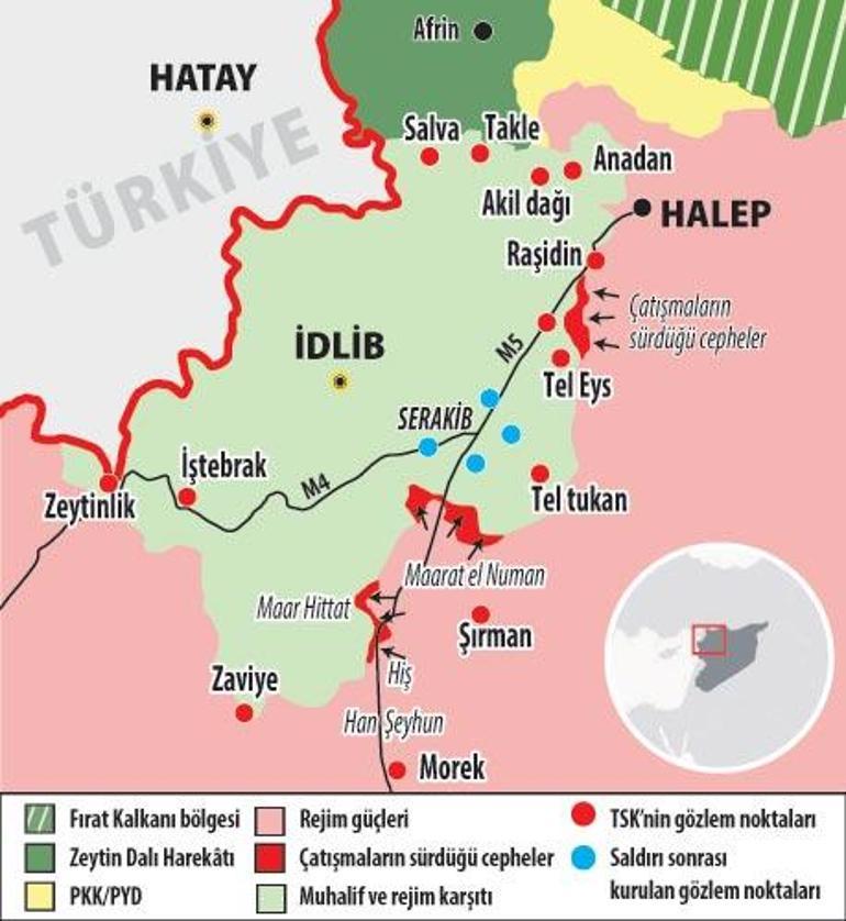 TSK İdlib’de 2 yeni üs kurdu