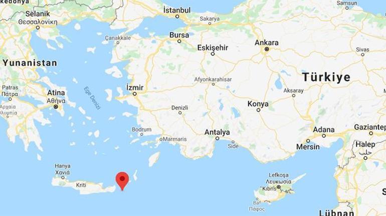 Son dakika... Akdenizde korkutan deprem Depremin büyüklüğü...