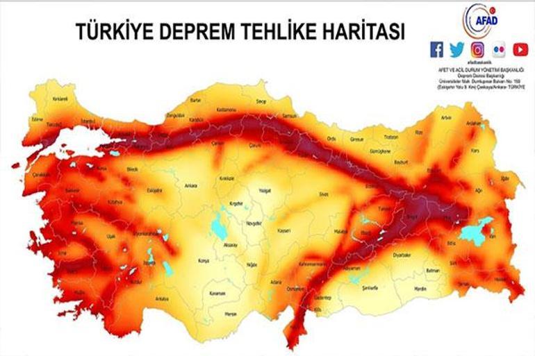 Deprem mi oldu Anlık son depremler listesi | Türkiye Deprem Tehlike Haritası