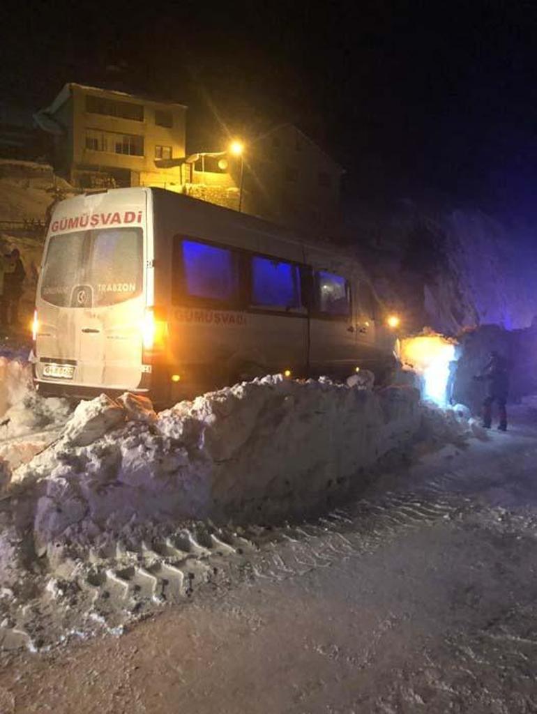 Son dakika | Gümüşhane-Trabzon kara yolu Zigana Dağı mevkisinde çığ düştü