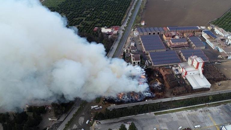 Fabrikada çıkan yangın 15 saattir söndürülemedi