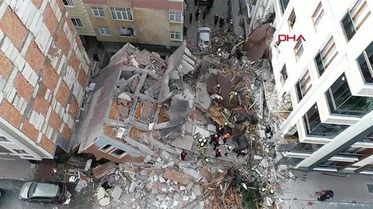Son dakika haberleri | İstanbul Bahçelievlerde 7 katlı bina çöktü