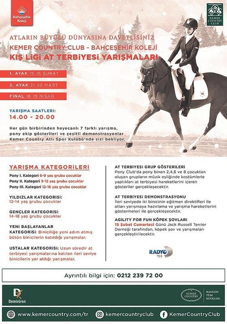 Kemer Country’de renkli hafta sonu