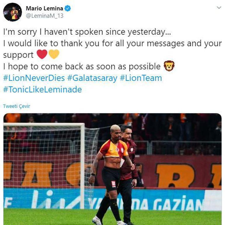 Son dakika | Galatasaraydan Lemina açıklaması Fenerbahçe maçında...