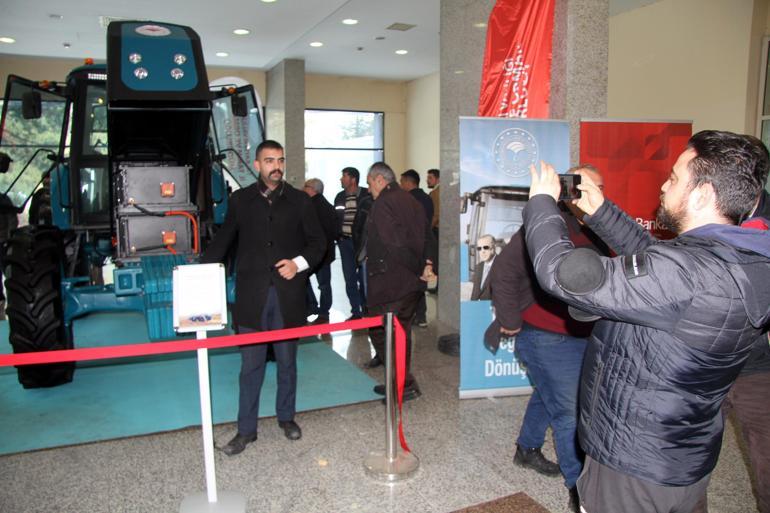 Yerli ve milli elektrikli traktöre yoğun ilgi