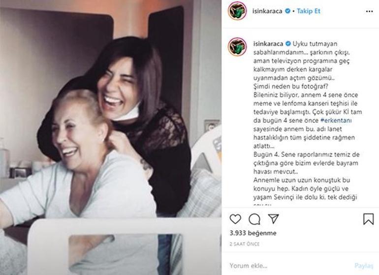Işın Karaca duygulandırdı: Kızın olmaktan gurur duyuyorum