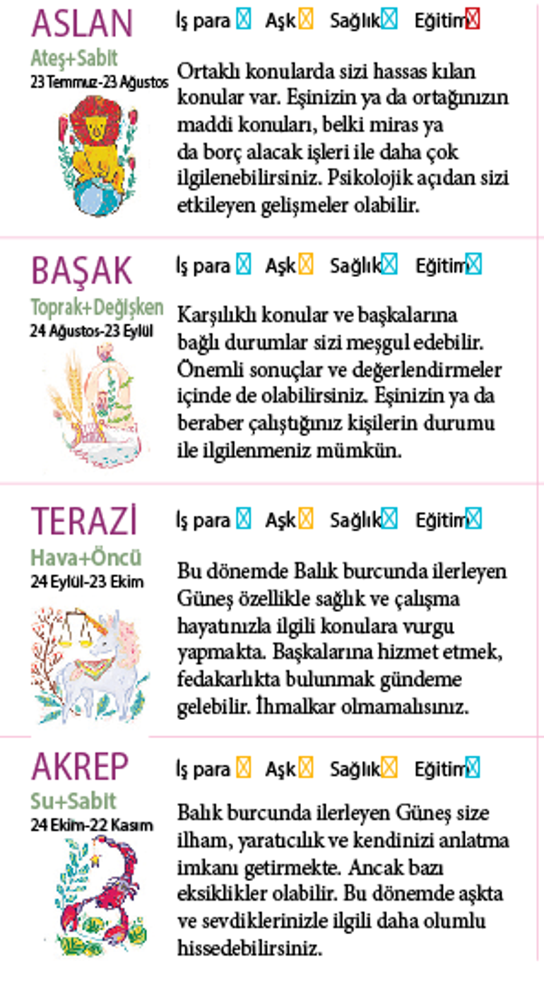 Bu hafta size ne getirecek