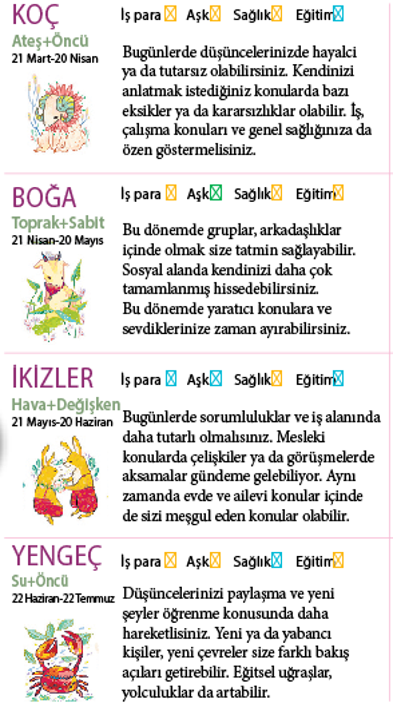 Bu hafta size ne getirecek