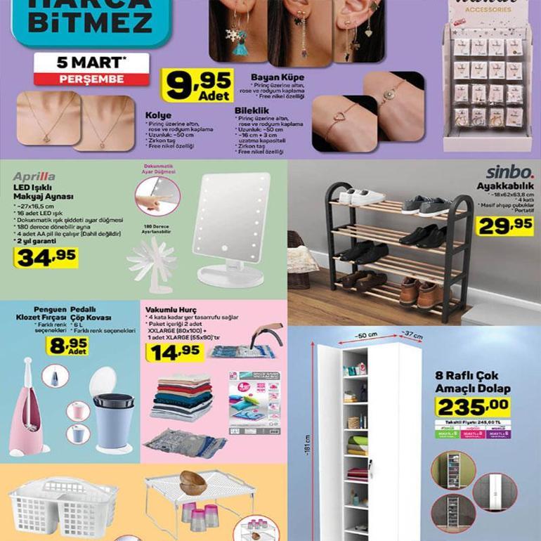 A 101 aktüel katalog bugün A 101 5 Mart (bu hafta)