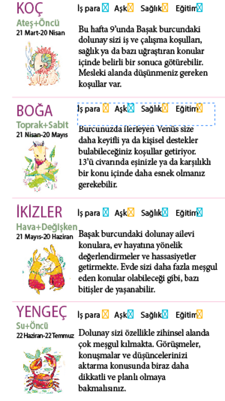 Bu hafta size ne getirecek