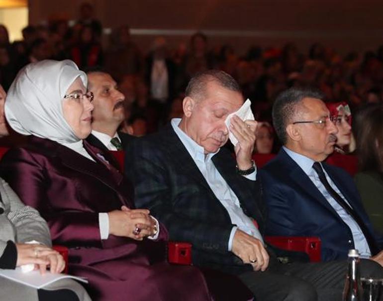 Duygulandıran video Cumhurbaşkanı Erdoğan gözyaşlarını tutamadı