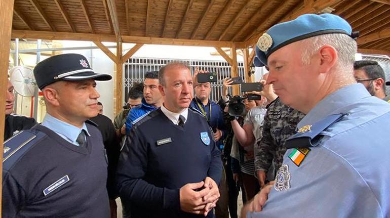 Son dakika: KKTC polisi ile BM askerleri arasında sınır kapısı gerginliği