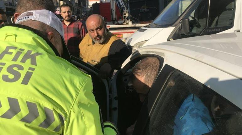 İstanbul’un göbeğinde bonzaili sürücü dehşeti