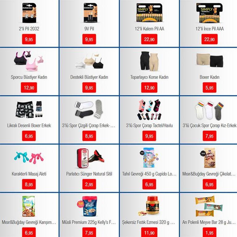 BİM aktüel katalog 17 Mart - 20 Mart ürünleri - fiyatları