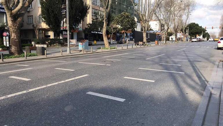 İstanbul’un lüks caddesi sessizliğe büründü