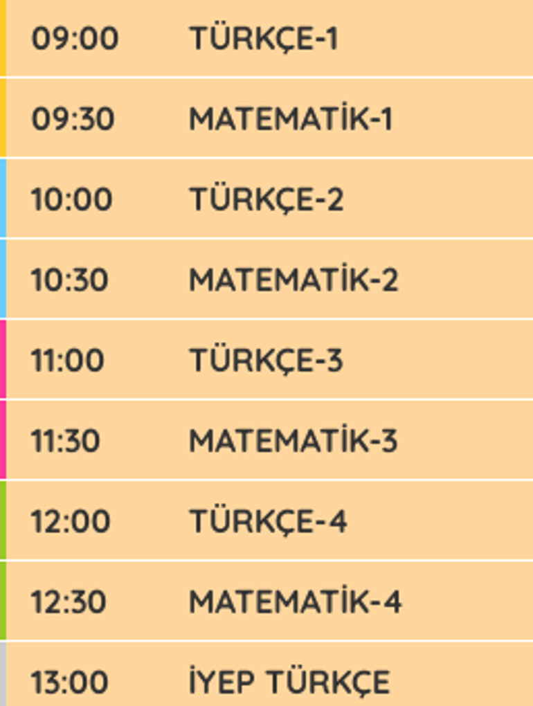 Uzaktan Eğitim ders saatleri | Uzaktan eğitim saat kaçta başlıyor, saat kaçta bitiyor