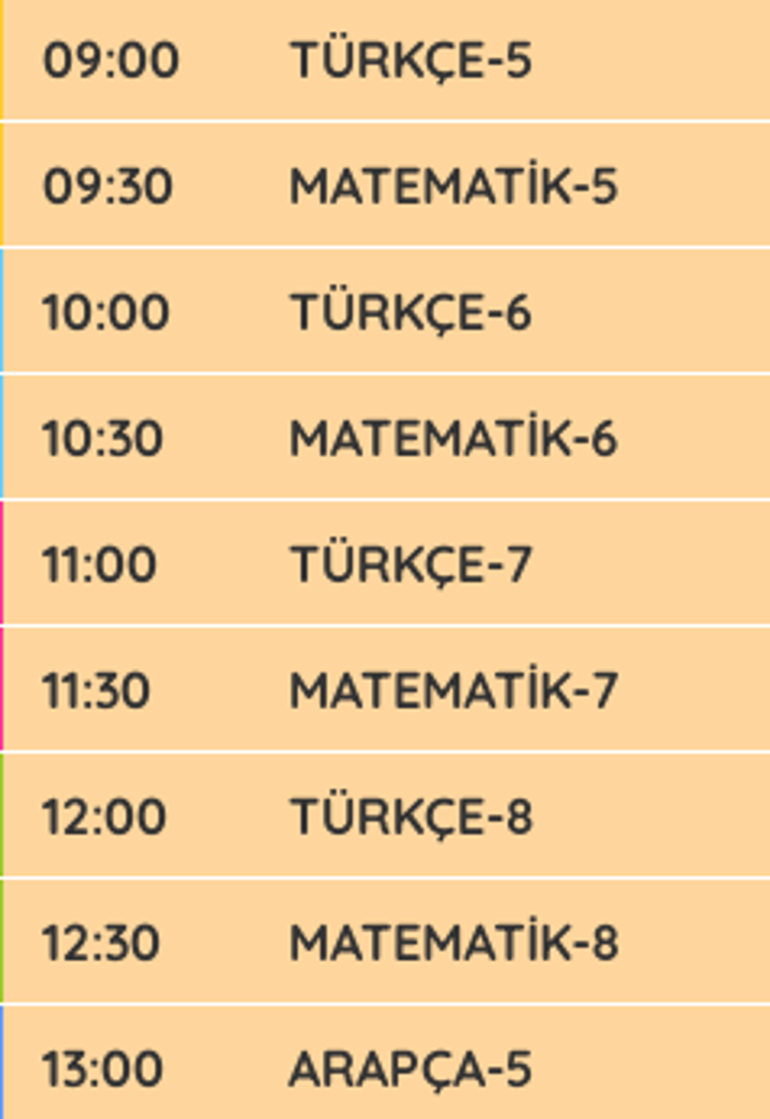 Uzaktan eğitim nasıl izlenir EBA TV linki (İlkokul - ortaokul - lise ders saatleri)