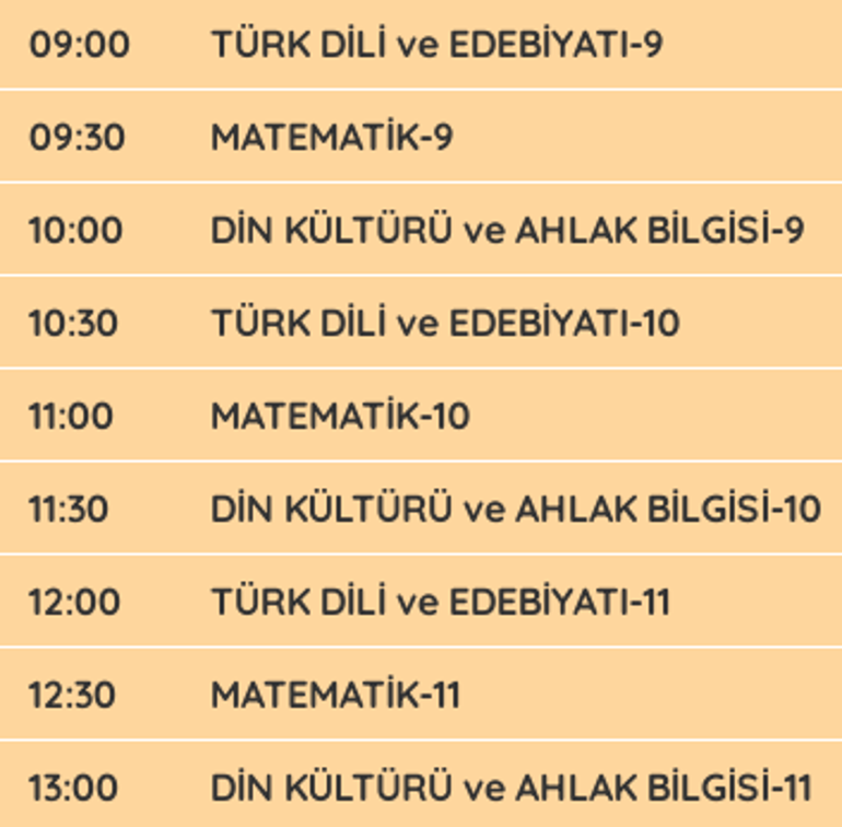 Uzaktan eğitim nasıl izlenir EBA TV linki (İlkokul - ortaokul - lise ders saatleri)