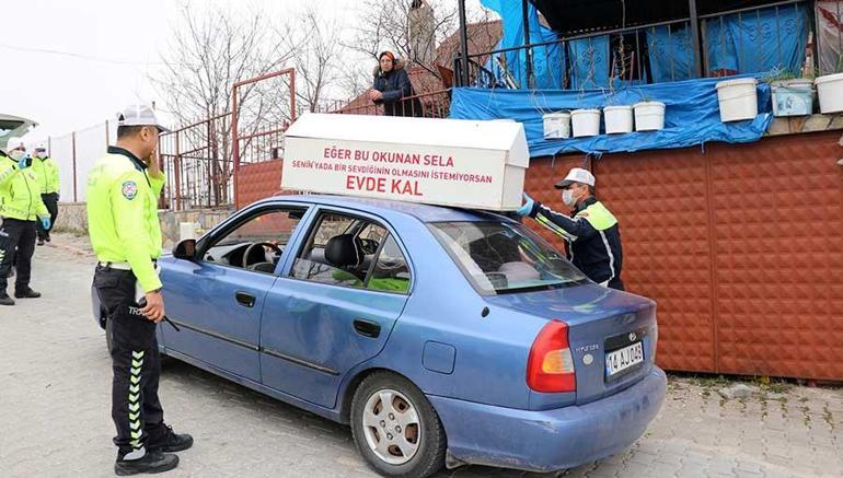 Polis anında müdahale etti Tabut  halk otobüsüyle taşındı...