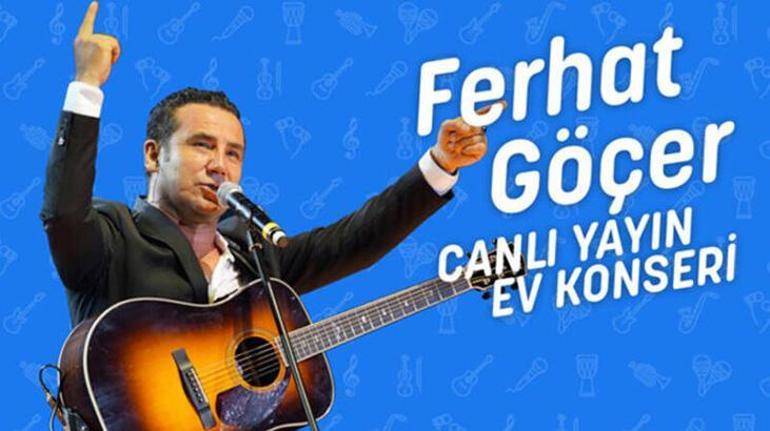 Ferhat Göçer evinde verdiği konserle moral oldu