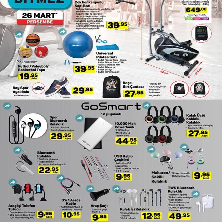 A 101 aktüel katalog 26 Mart 2020 Perşembe indirimleri