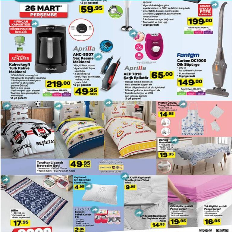 A 101 aktüel katalog 26 Mart 2020 Perşembe indirimleri