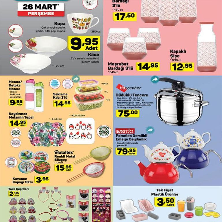 A 101 aktüel katalog 26 Mart 2020 Perşembe indirimleri