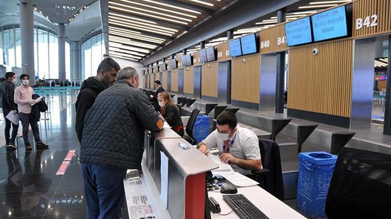 İstanbul Havalimanında seyahat izin belgesi düzenlenmeye başladı