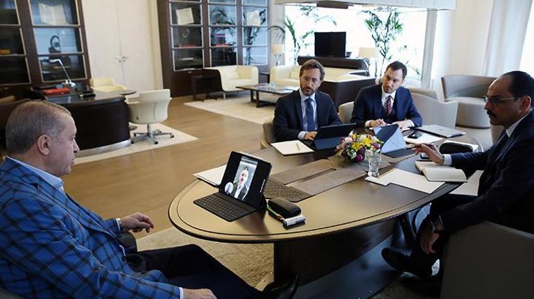 Cumhurbaşkanı Erdoğan, yeni Ulaştırma Bakanı ile video konferans yöntemiyle görüştü