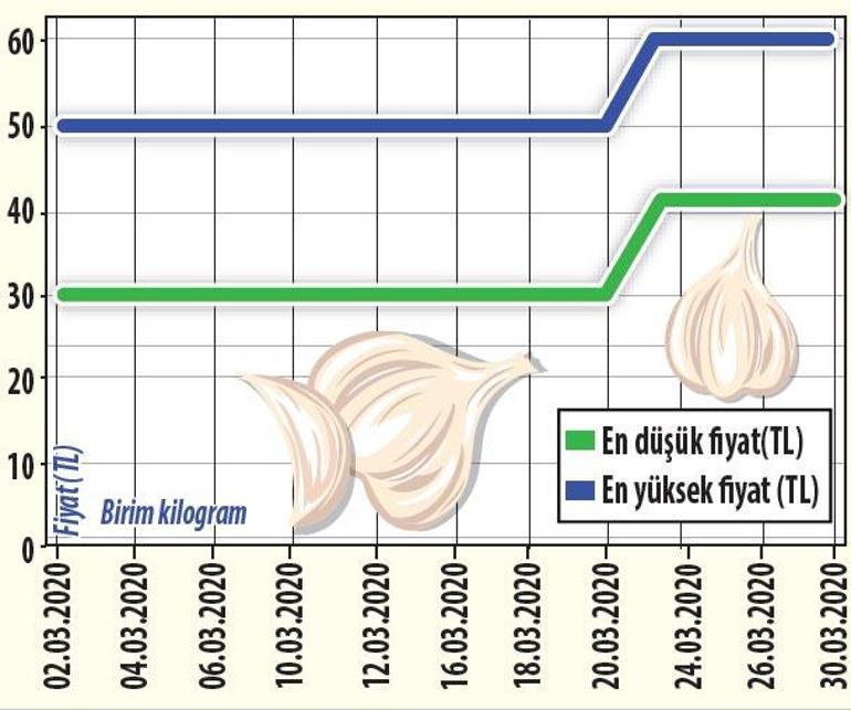 Sarımsak yok sattı 100 liraya fırladı