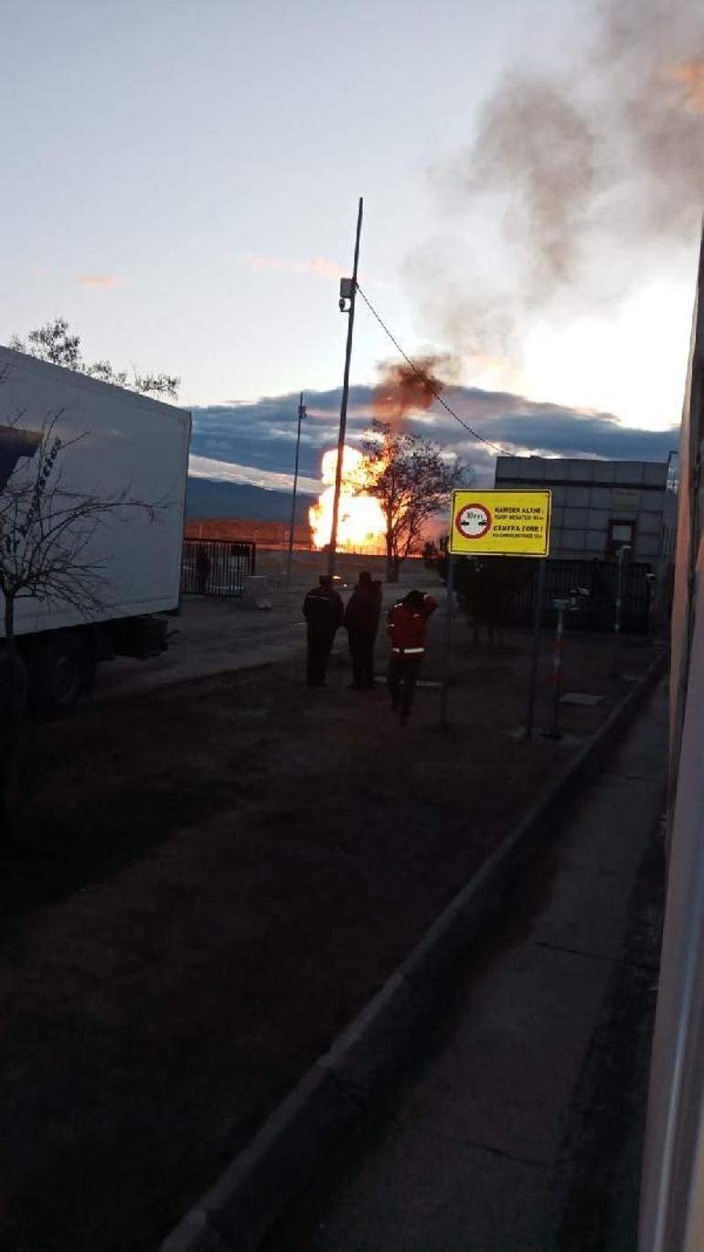 Ağrı- Gürbulak Sınır Kapısında doğal gaz boru hattında patlama