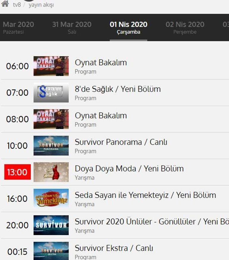 Doğduğun Ev Kaderindir bugün neden yok İşte 1 Nisan TV8 yayın akışı Doğduğun Ev Kaderindir yeni bölümü ne zaman yayınlanacak