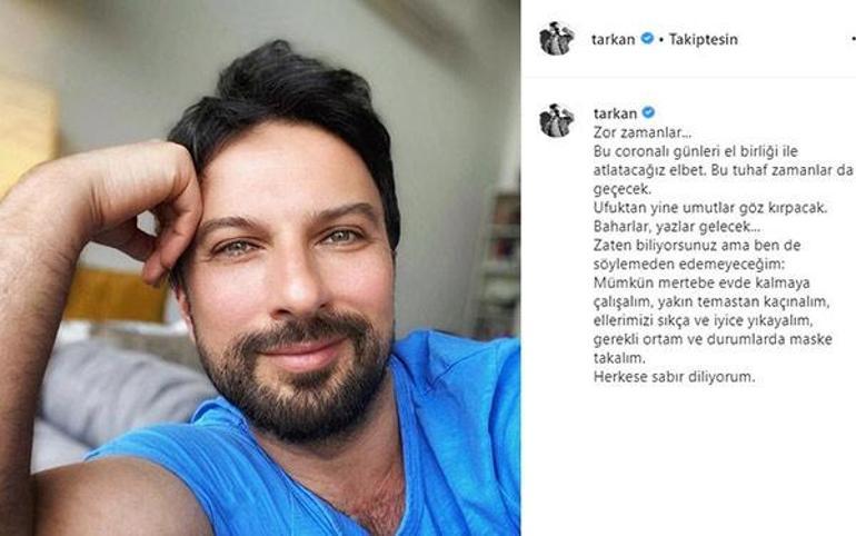 Tarkan’dan corona virüsü açıklaması