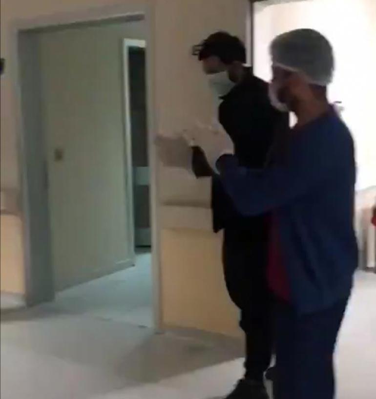 Malatyada corona virüs tedavisinden sonra alkışlarla taburcu edildi