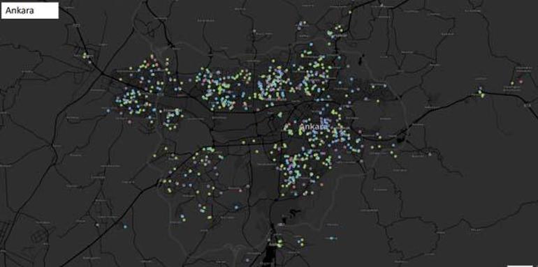 Ankarada corona virüsü hangi ilçelerde var, vaka sayısı kaç Ankara ilçe ilçe corona virüs vaka haritası