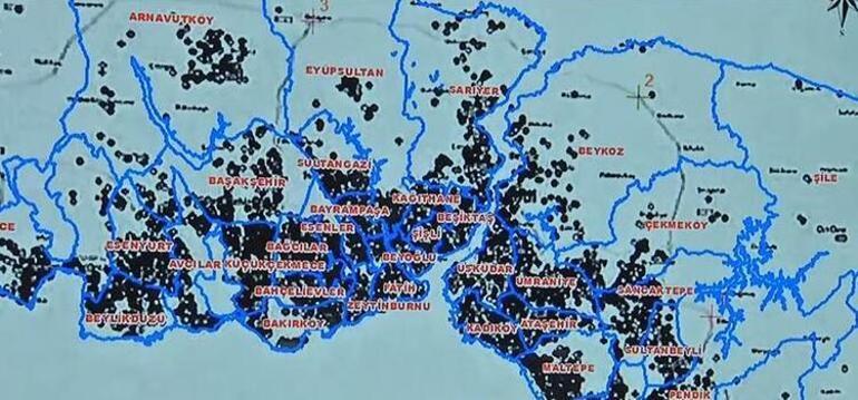 İstanbulda ilçe ilçe corona virüsü dağılımı Corona virüs haritası yayınlandı