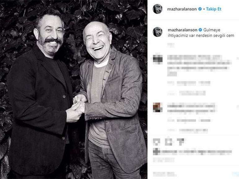 Mazhar Alansondan Cem Yılmaza: Neredesin