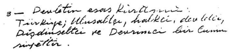 Cumhuriyet laiklik temeline oturtuldu