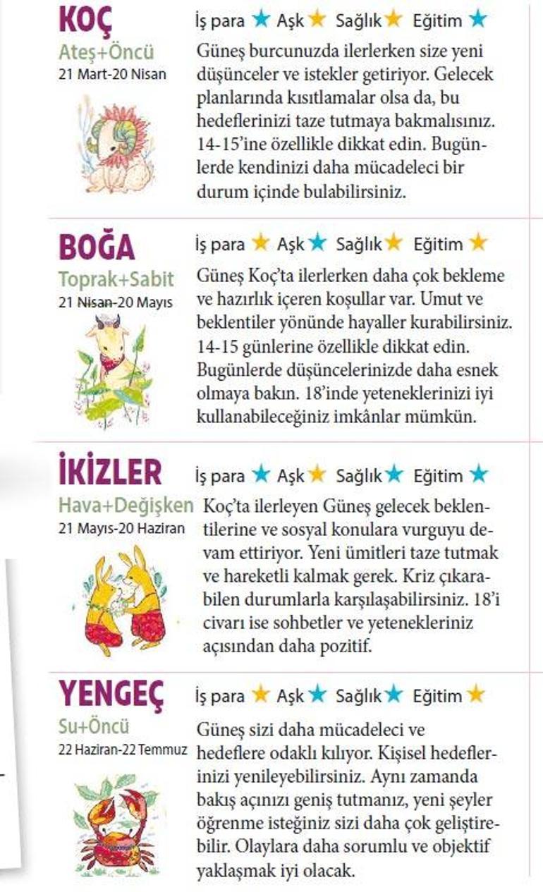 Bu hafta size ne getirecek