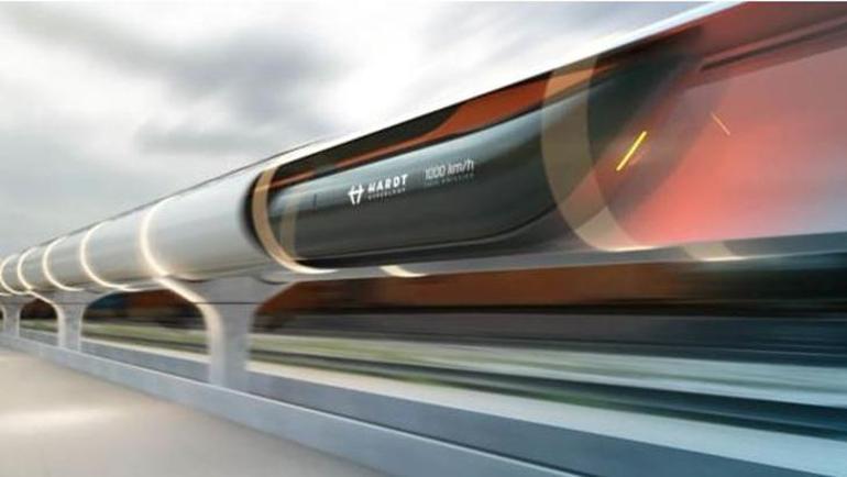 Hyperloop ile 500 km 90 dakika
