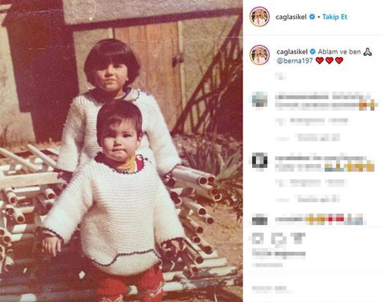 Çağla Şıkel bebeklik fotoğrafını paylaştı