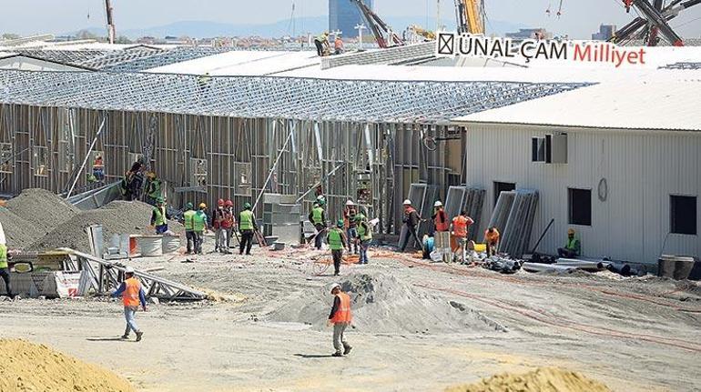 İç kısımlarda çalışmalar başladı