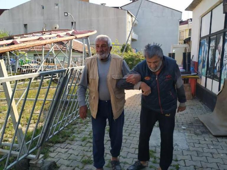 Arnavutköydeki yaşlı baba ve hasta oğluna yardım eli uzandı