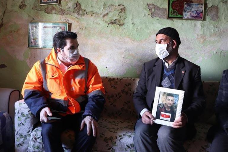 Bakan Soylu, PKKlı teröristlerin oğlunu kaçırdığı Salih Gökçe ile görüştü