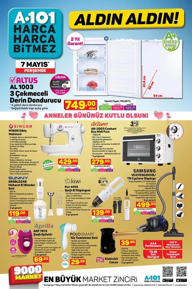 A 101 aktüel katalog | Aldın Aldın fırsatı 7 Mayıs indirimli ürünleri