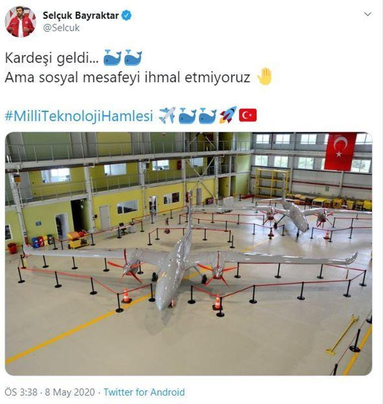 Selçuk Bayraktar müjdeyi verdi Kardeşi geldi