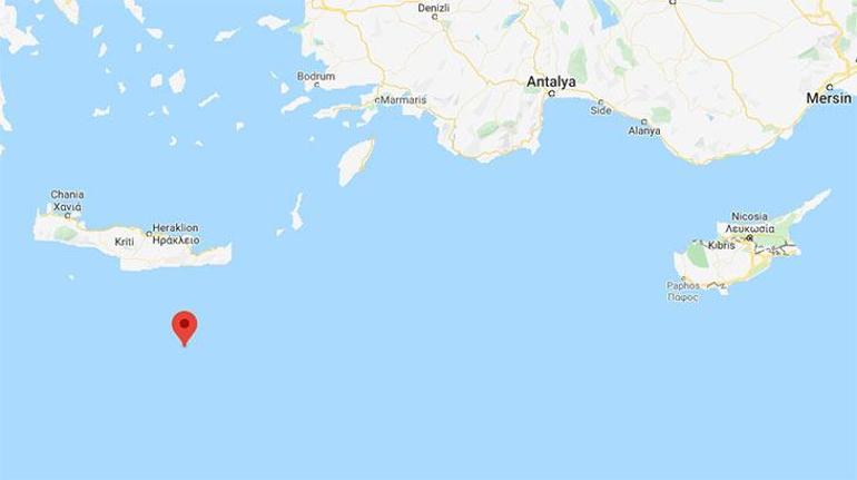 Son dakika Akdenizde deprem Büyüklüğü...