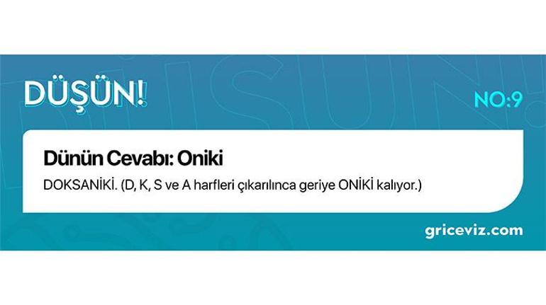 Günün bulmacası: Harf ekle